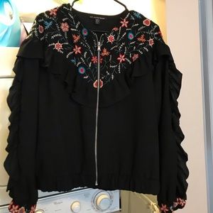 Zara Jacket with ruffles